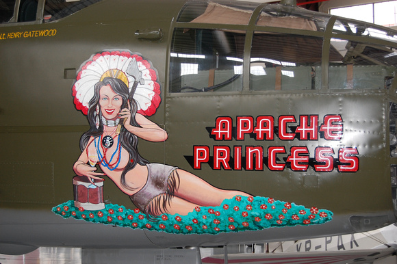 B-25/PBJ Mitchell - Apache Princess - Nose Art