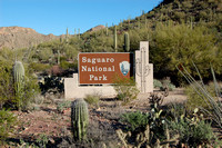Entrance to Saguaro National Park