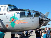 B-25 Mitchell Bomber Nose Art  - "Maid in the Shade"