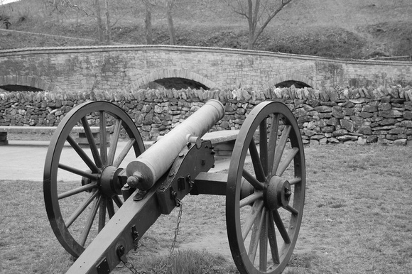 12-pounder Napoleon Canon at Brunside Bridge