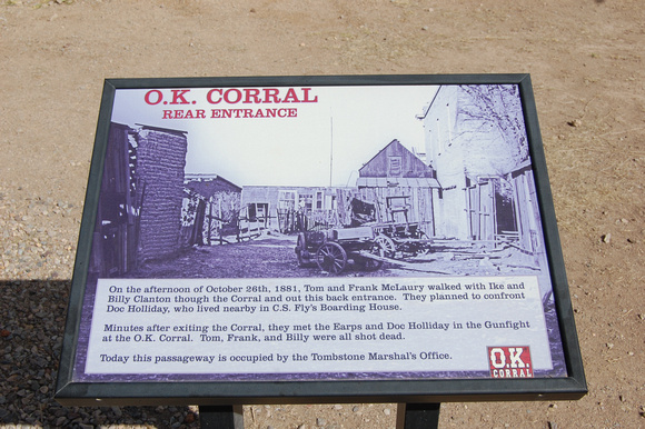 O.K. Corral - Tombstone Arizona